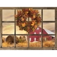 thumbnail image 3 of Deiter, Lori 24x19 Black Modern Framed Museum Art Print Titled - Fall Window View, 3 of 5
