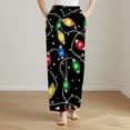 thumbnail image 2 of Enjoytime Christmas Ladies Pants Printed Elastic Waist Pajama Trousers Fashion Loose Casual Comfy Plus Size Pants Multicolor XXXL, 2 of 4
