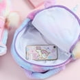 thumbnail image 3 of Shisuyan Violet Color Plush Kids Backpack Unicorn Shape Schoolbag Fashion Cartoon Backpack for Girls School, 3 of 8