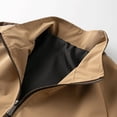 thumbnail image 5 of Mens Outdoor Jackets Lightweight Hiking Windproof Zip Up Tactical Jackets Casual Long Sleeve Workout Gym Cargo Coat, 5 of 7