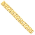 thumbnail image 3 of 10K Yellow Gold 15.0mm Nugget Female Adult Bracelet Jewelry 8", 3 of 3