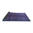 thumbnail image 2 of Ahgly Company Indoor Rectangle Persian Blue Traditional Area Rugs, 7' x 10', 2 of 4