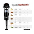 thumbnail image 3 of Chefman Sous Vide Precision Cooker - WiFi and Bluetooth Enabled w/ Digital Display & Accurate Temperature / Time Control, Thermal Immersion Circulator, Black, 3 of 5