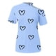 thumbnail image 4 of Pntutb Mujeres Verano Cuello Redondo Manga Corta Estampado Sin Tirantes Camiseta tops Blusas Pntutb Pntutb-7426, 4 of 5