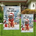 thumbnail image 4 of Merry Christmas Mastiff Enjoys Woofmas Winter Xmas Holiday Garden Flag 12x18in Double Sided Mastiffs Dog Lover Gifts Idea Outdoor Decor - 02022, 4 of 5