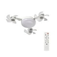 thumbnail image 1 of 18'' Portable Ceiling Fan with Lights - ABS, 3 Speeds/3 Colors - for Bedroom/Indoor, Remote Control, Silent Motor, Reversible, 1 of 6