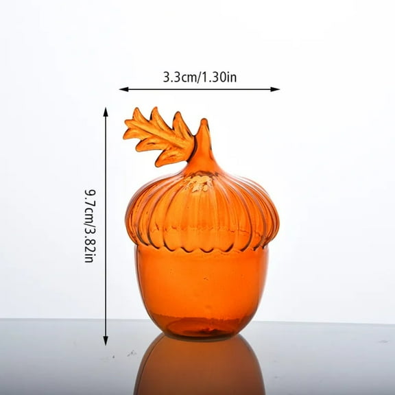 New Hazelnut Transparent Pomegranate Home Decor Fruit Vase Glass Vase Flower Vase Aromatherapy Bottle B