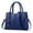 A01-Blue, variant on Women’s Large PU Leather Tote Handbag with Removable Shoulder Strap, Roomy Satchel Purse with Multiple Pockets for Work & Travel, 11.8×5.1×8.3 inches(Black)