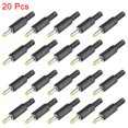 thumbnail image 2 of 20Pcs DC Male Connector 4.0mm x 1.7mm Power Cable Jack Adapter Black, 2 of 6