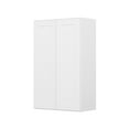 thumbnail image 3 of Furinno Shaker Wall Kitchen Cabinet 2-Door-3 Shelves, Ready to Assemble, 12 D x 27 W x 42 H, White, 3 of 7