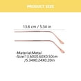 PATKAW 1 Pair Replacement Eyeglasses Temples Metal Glasses Arms Glasses