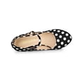 thumbnail image 4 of BLISSFUL STEP Women's Shoe Polka Dots Mary Janes Stiletto Heels Platform Ankle Strap Close Toe  Pumps Black 7, 4 of 7