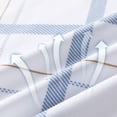 thumbnail image 3 of Qiyinn Men Short Sleeve Polo Shirt Classic Plaid Collar Button Down Casual Summer Cotton Blend Tops for Adult, 3 of 8