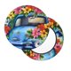 thumbnail image 2 of Disketp Floral Truck Welcome Funda Redonda para Taburete, Funda de Cojín para Silla de Bar Suave y Elástica-13 inch, 2 of 7