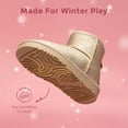 thumbnail image 3 of Dream Pairs Girls & Boys Winter Boots Ankle Faux Fur Lined Fuzzy Classic Snow Shoes (Toddler/Little/Big Kid), 3 of 6