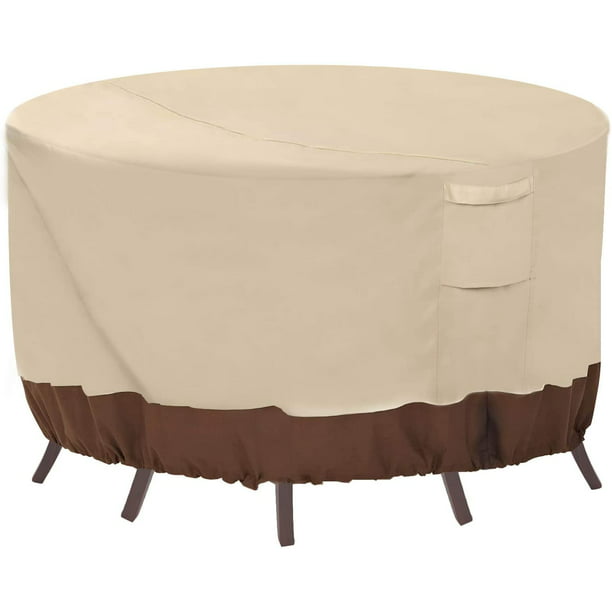 Vailge Round Patio Furniture Covers, Oversized Outdoor Patio Furniture Covers