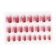 thumbnail image 4 of OULII Color Gradient Fake Nail Plated Silver Para De Con Material Duradero Y Fácil De Aplicar, 4 of 8