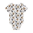 thumbnail image 5 of Balery French Bulldog3 Pattern Baby Climbing Clothes Infant Bodysuit Cute Infant Bodysuit Baby Romper-6 Months, 5 of 7
