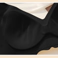 thumbnail image 4 of Iugvhana Wireless Bras for Women Breathable Seamless Bra Adjustable Straps No Underwire Bra Comfortable Everyday Full Coverage Bra Black L, 4 of 6