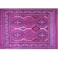 thumbnail image 1 of Ahgly Company Indoor Rectangle Persian Purple Traditional Area Rugs, 5' x 7', 1 of 4