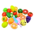 thumbnail image 2 of Juego de juguetes de Cocina Sunnimix 15 piezas simulación Pizza Fruta y verduras, 2 of 8