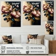 thumbnail image 4 of Designart Pink And Dark Purple Tulips II Canvas Wall Art, 4 of 5