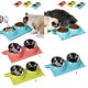 thumbnail image 3 of de Agua de Comida para Mascotas de material acero Inoxidable Tazón de Alimentación Portátil para Y Rosado Yinane Cuenco para mascotas, 3 of 8