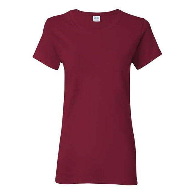 Heavy Cotton Women’s T-Shirt, 3XL, Cardinal Red