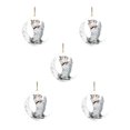 thumbnail image 1 of Iron Art Siéntese en la luna Lovely Dog Moon Ornament para los amantes de los perros Christmas Tree Pendent 5PC Wmkox8yii gf6377, 1 of 4