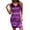 Purple, variant on Aloohaidyvio Dresses Plus Size,Women Casual Sleeveless Tank Dresses Crewneck Summer Stripe Print Dress for Beach