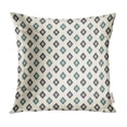 thumbnail image 1 of BOSDECO Blue Pattern Geometric Figures Diamond Ornamental Abstract Rhombuses Modern Color Pillow Case Pillow Cover 18x18 inch, 1 of 1