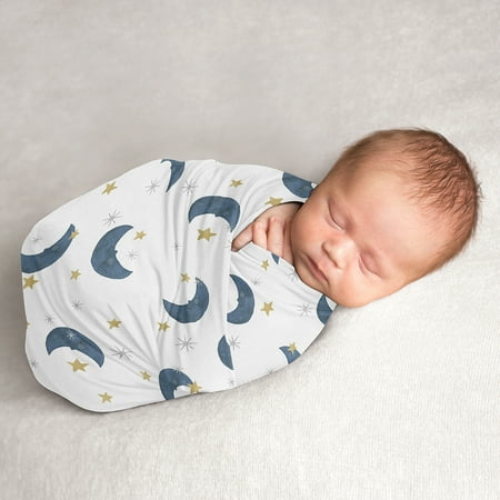 UPC: 0846480088677 | Moon Bear Baby Swaddle Receiving Blanket by Sweet JoJo Designs