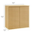 thumbnail image 3 of Modway Render Wall Mounted Bathroom Cabinet in Oak by Modway, 3 of 4