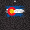 thumbnail image 4 of Inktastic Colorado Flag Distressed Look Boys or Girls Baby Bodysuit, 4 of 5