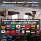 thumbnail image 2 of Auriculares traductores inalámbricos AI ibeacos 3 en 1 144 idiomas, 2 of 8
