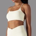 thumbnail image 6 of Women Bras Yoga Wear Bra Breathable Drying Body Shaping Back Fitness Blazer Wireless Bras for Women White L, 6 of 8