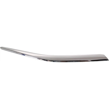 Grille Trim Compatible with 2011-2012 Honda Accord Right Passenger Side, Lower Chrome