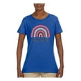 thumbnail image 3 of Waymaker Rainbow Inspirational/Christian Womens Graphic T-Shirt, Royal, Small, 3 of 5