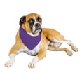 thumbnail image 1 of Jordefano Bavoir Triangle en Polyester Uni pour Chien - Extra Large (Violet), 1 of 2