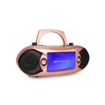 thumbnail image 5 of Boombox DVD Emerson 18 cm Bluetooth con TV y Radio, color Oro Rosado, 5 of 5
