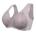 thumbnail image 2 of Women‘s Bra Front Closure 5D Shaping Seamless Push Up Lace Bras For Women, 2 of 6
