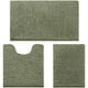 thumbnail image 1 of Alfombras de baño HOMEIDEAS, 3 piezas, ultrasuaves y antideslizantes (verde salvia), 1 of 7