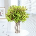 thumbnail image 5 of Bexikou 10 Pcs Babys Breath Green Flowers,Green Faux Gypsophila Bouquet,Fake Silk Flowers for Home Decor Spring Floral Arrangement Table Centerpieces, 5 of 7