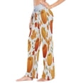 thumbnail image 2 of Small Women's Comfy Casual Pajama Pants Stretch Fabric Suitable for Yoga Pants Hippie Pants，The Best Holiday Gifts for Women Maple Leaf Pumpkin, 2 of 7