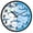 Dolphin Swimming, variant on Dailycode Night Light Wall Clock Glow in The Dark 12 inch Battery Operated Silent Luminous Clocks, Shining Blue Wave