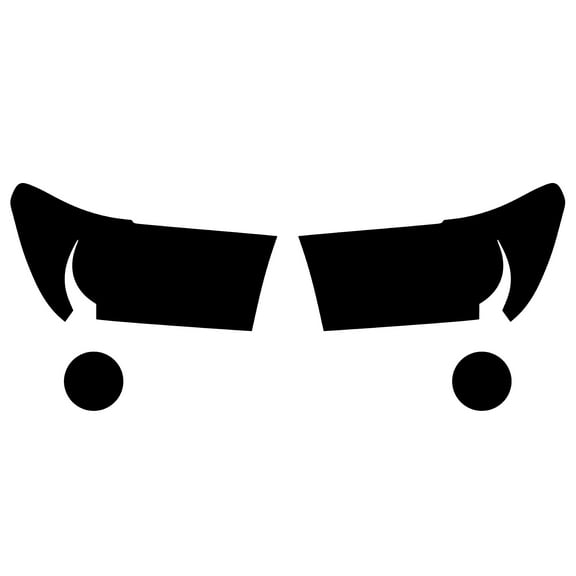 Rvinyl Headlight Protection Film Covers Compatible with Toyota Tundra 2007-2013 - Smoke