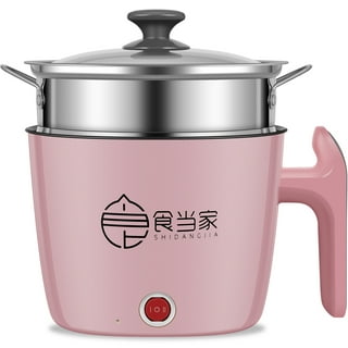 LUXMARS Mini Electric Cooker Electric Hot Pot 2023 Small Household Multifunctional All in 1 Pot Versatile|Portable|1L Mini Ramen Cooker Pot Cooker