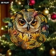 thumbnail image 3 of Owl Sunflower Butterfly Garden Wind Spinner 3D Metal Wind Chimes Decoration Ourdoor Chimes for Door Window Balconie Bedroom 9.8 in, 3 of 7