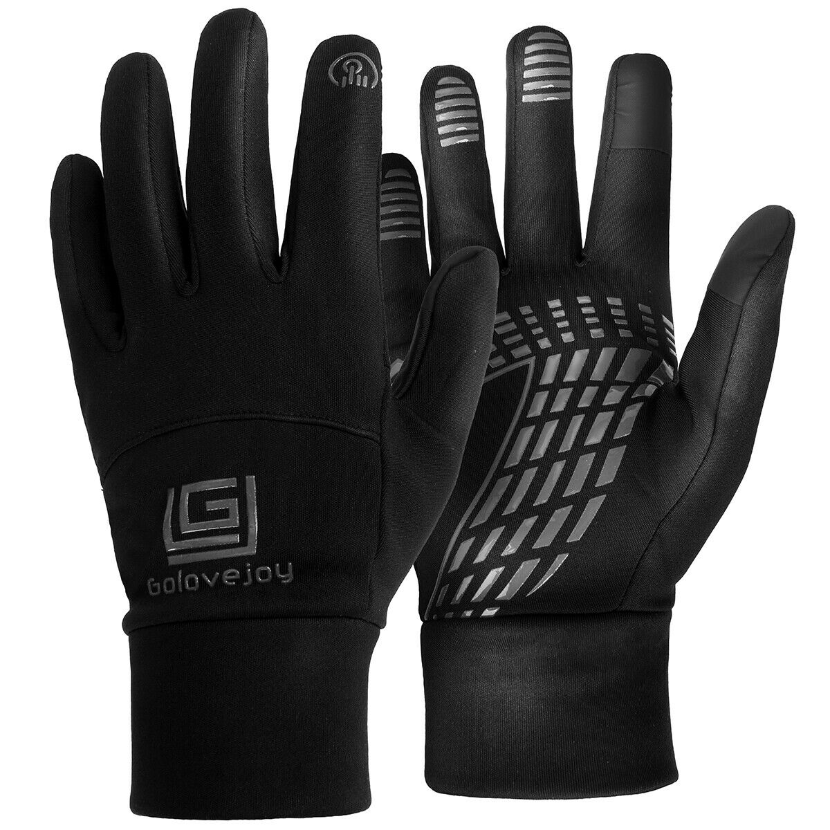 GOLOVE Black Windproof Waterproof Outdoor Sport Gloves With Touch