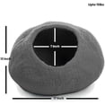 thumbnail image 2 of Woolygon Premium Wool Cat Cave Bed - Felt Cat Cave Handmade from 100% Merino Wool, Eco-Friendly Felt Cat Bed for Indoor Cats and Kittens, 2 of 5